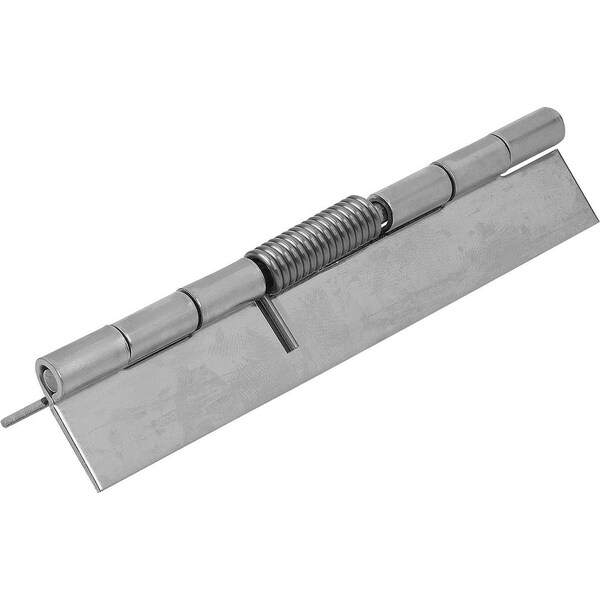 Spring Hinge Spring Open A=40, B=120, Form:A Without Hole, Stainless Steel Bright